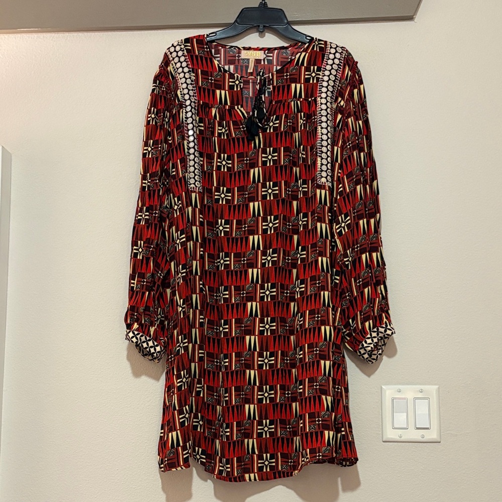 Verb Pallavi Singhee (Anthropologie) Sarah Tunic Dress SZ 1X EUC - Picture 5 of 9